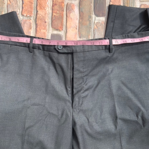 Men’s Bartorelli Napoli Abito Sartoriale charcoal Gray 2 button suit - Picture 12 of 17